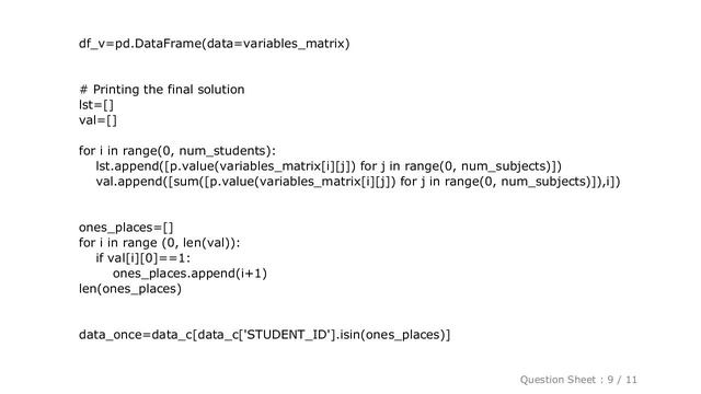 Pandas : Linear Programing- Max value optimization смотреть онлайн
