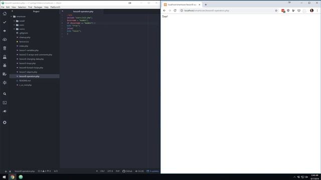 Learn PHP - Operators - Unit 2, Lesson 8 смотреть онлайн