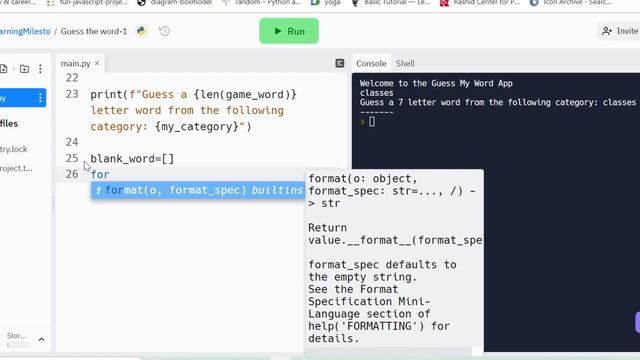 Guess The Word - Simple Python Projects for Beginners смотреть онлайн