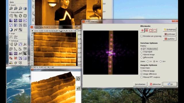 2D FFT with Gwyddion - Fourier Transformation and Filtering of JPG - Part 9/9 смотреть онлайн
