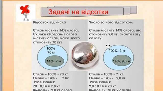 знаходження числа за відсотками смотреть онлайн