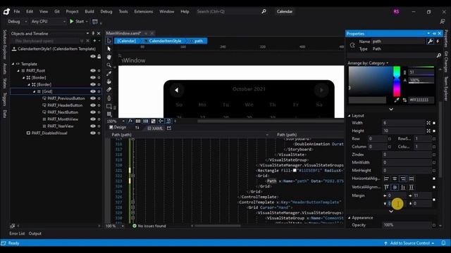 WPF Tutorial : Redesign Calendar control in Visual studio blend 2019 | Calendar Customization | C# смотреть онлайн