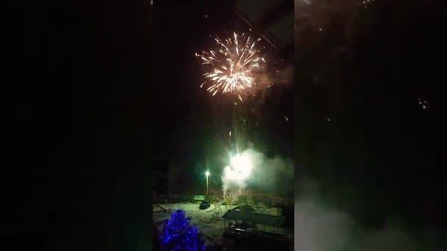 Салют. Переславль-Залесский. Ботик Петра. Новый год 2018