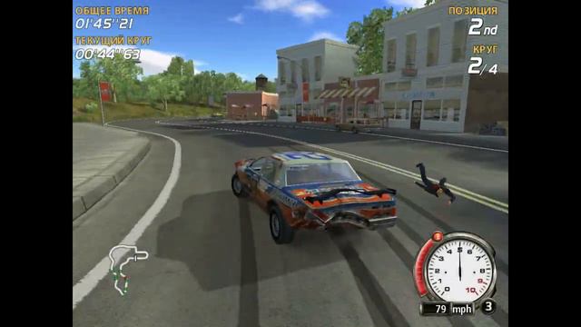 flatout 1 fasthammer track Whattahoo Rush Hour (no voice) смотреть онлайн