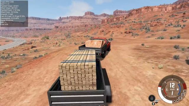 Updated Gavril D15 Payload & Towing Test! BeamNG. Drive смотреть онлайн