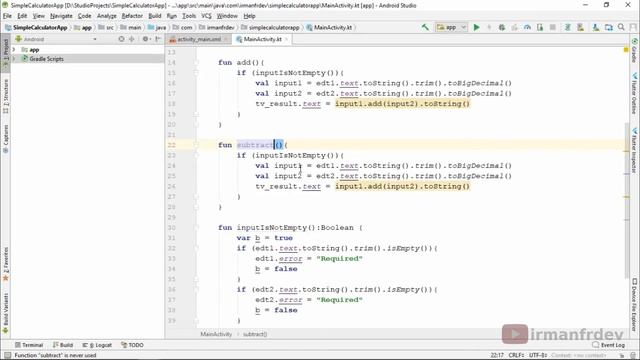 Kotlin Android Simple Calculator App Part 2 смотреть онлайн