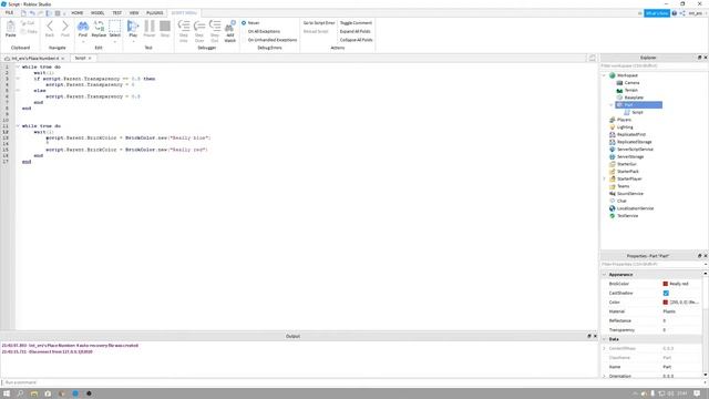 Roblox studio tutorial - While true do loops #3 смотреть онлайн