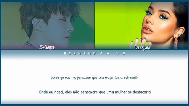 J Hope E Becky G Chicken Noodle Sope Letras De Músicas Com Código De Cores  Pt-Br/Rom/ Han/가사