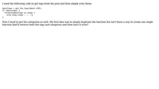 Wordpress: How to get tags and categories? смотреть онлайн