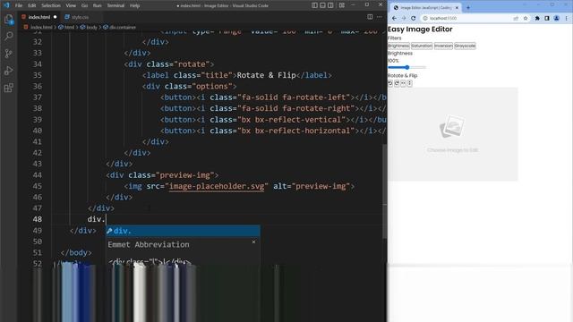 Build An Image Editor in HTML CSS & JavaScript | Image Editor in JavaScript | Makhammadov D3V смотреть онлайн