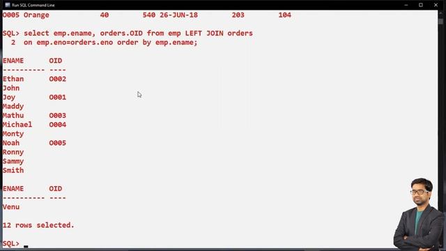 #25 Oracle/SQL Joins | inner join | full outer join | left join | right join | self join | By Ashis смотреть онлайн