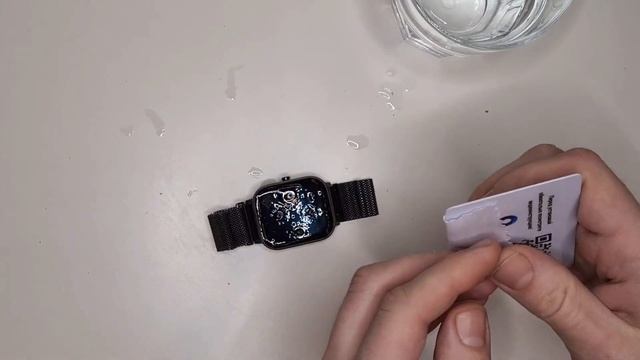 Инструкция по установке гидрогелевой , термополеуритановой плёнки на часы , Защита Bronks , + Тест