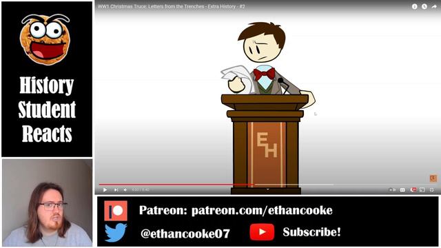 History Student Reacts to WWI Christmas Truce #2: Letters from the Trenches by Extra History смотреть онлайн