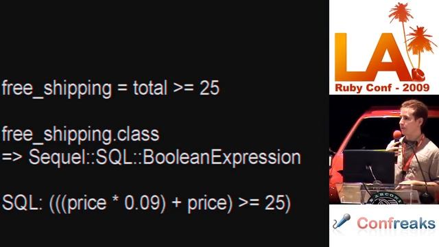 LA RubyConf 2009 - Sequel смотреть онлайн