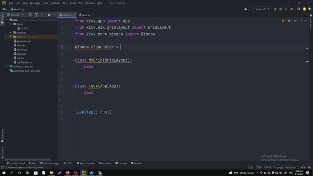 How to change background color of the graphical window KIVY смотреть онлайн