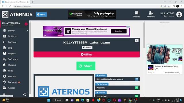 Minecraft how to make aternos server java + pe both 1.19 смотреть онлайн