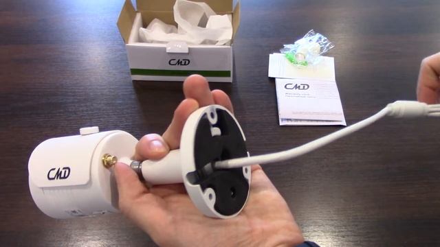 Обзор и распаковка Wi-Fi-камеры CMD IP5-WB2,8-W смотреть онлайн