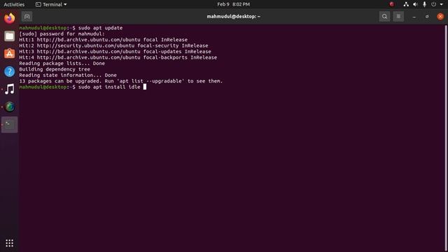 How to install IDLE/IDLE3 for Python on Ubuntu 20.04 LTS or Linux in 2021 смотреть онлайн
