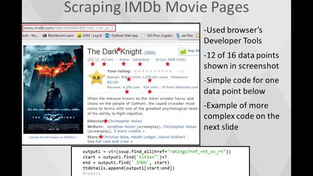 Web Scraping IMDb with Python and Beautiful Soup смотреть онлайн