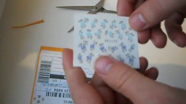 Цветочные наклейки на ногти. "Алиэкспресс" смотреть онлайн