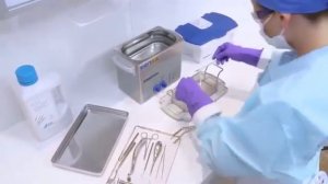 Дезинфекция и очистка стоматологического инструмента