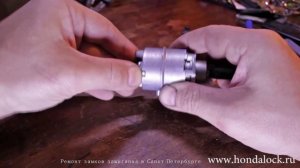 Разборка замка зажигания Hyundai Solaris  ремонт замков в СПб 8-911-814-22-62