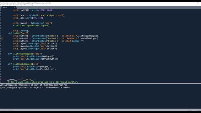 How to iterate child widgets | PyQt6 Tutorial смотреть онлайн