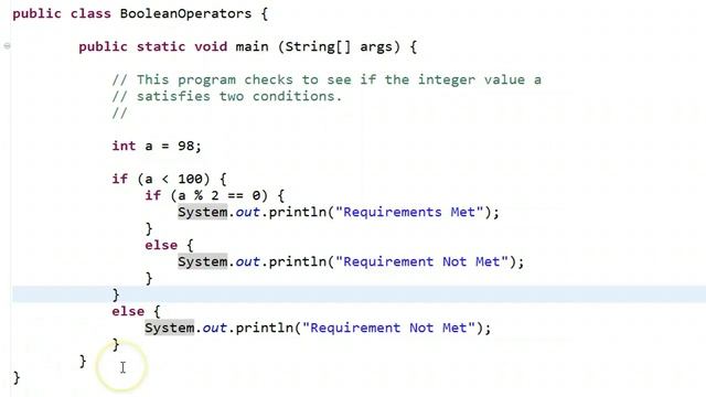 Boolean Operator - AND operator смотреть онлайн