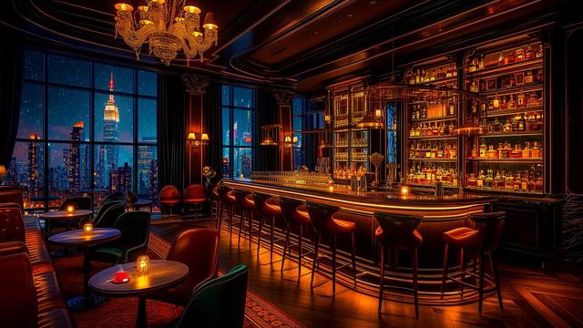 Cozy Piano Jazz Music With Romantic Bar - Soft Piano Jazz Background Music For Relaxation