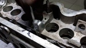Основные проблемы ГБЦ Volkswagen LT T4 2,4  2,5 восстановление постели распредвала ТИГ сварка бугел