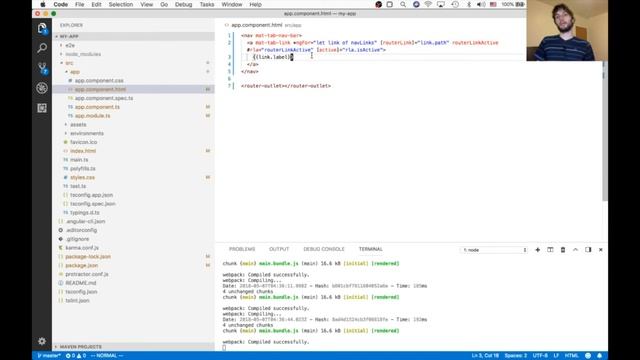Angular Material Tabs смотреть онлайн