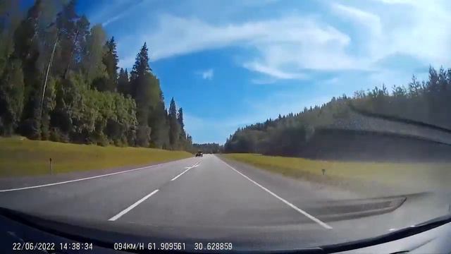 Сортавала-Рускеала и обратно 22-06-2022 (timelapse 4x) смотреть онлайн