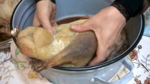 Вяленый ГУСЬ по Татарски (  Какланган Каз) Рецепт как Завялить Гуся В домашних условиях