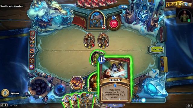 Let's Play Hearthstone: Icecrown The Lower Citadel Deathbringer Saurfang guide смотреть онлайн