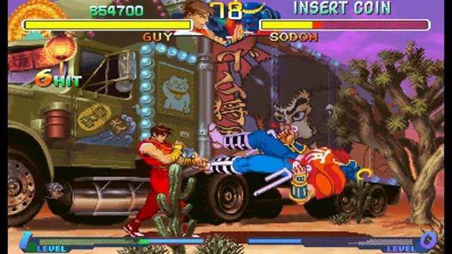 Street Fighter Alpha 2 Expert Difficulty Guy No Lose Playthrough смотреть онлайн