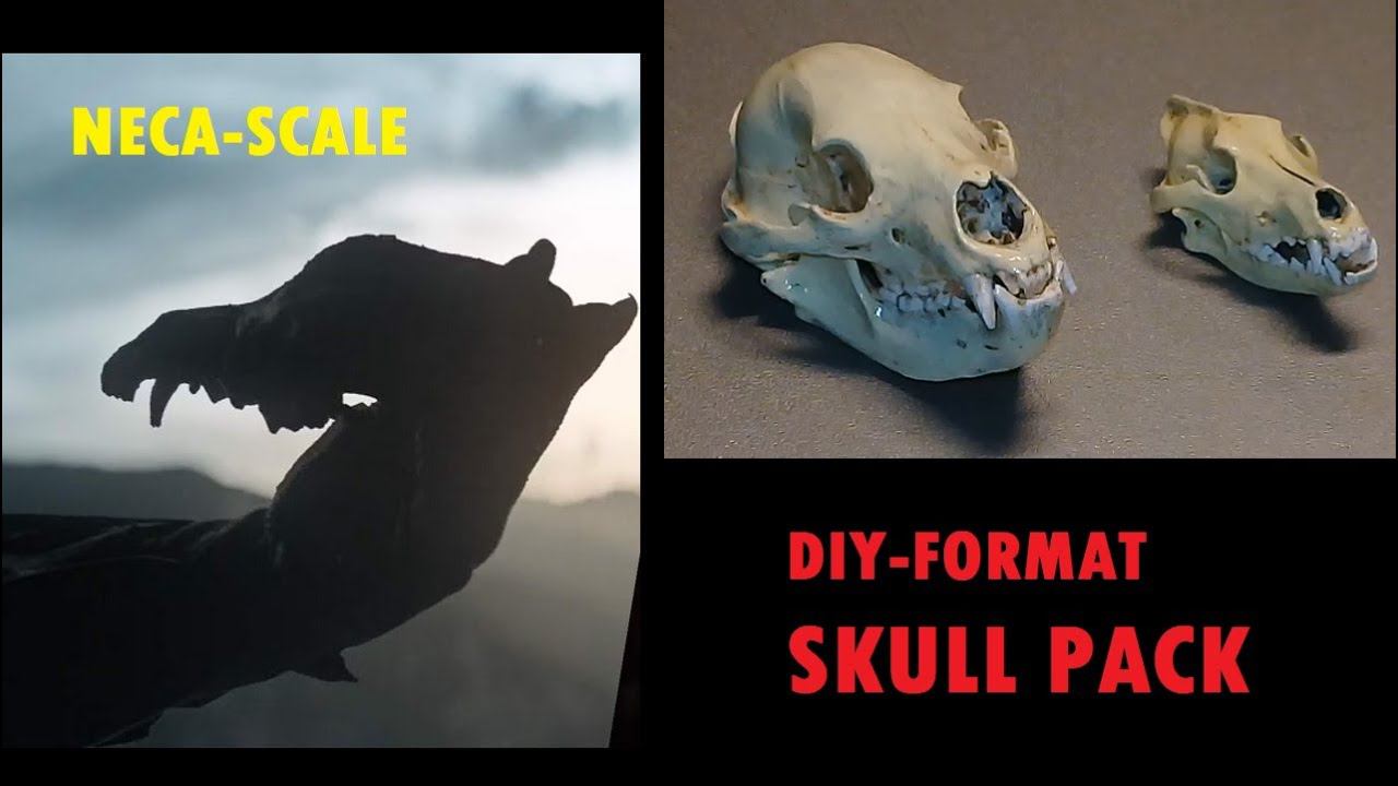 DIY! A Trophy Skull Pack for NECA Ultimate Feral Predator by MoscowTKD! смотреть онлайн