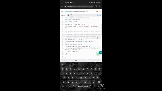 How to Make A Discord ChatBot | Kushal | Developers HQ смотреть онлайн