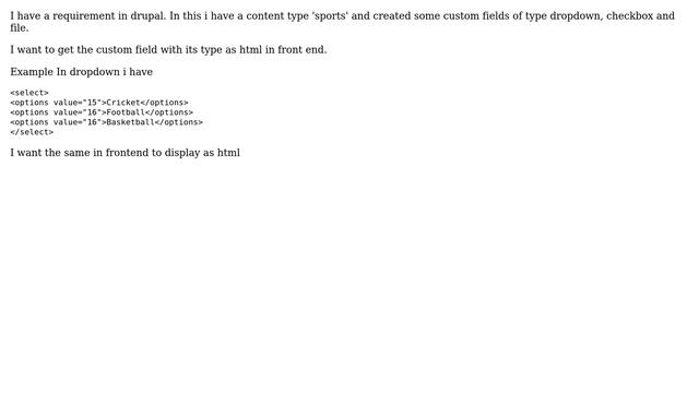 Drupal: Get custom field of node in frontend as its type смотреть онлайн