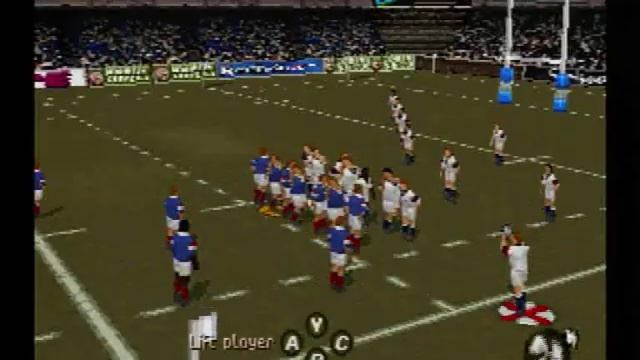 Jonah Lomu Rugby. SEGA Saturn. Intro and gameplay смотреть онлайн