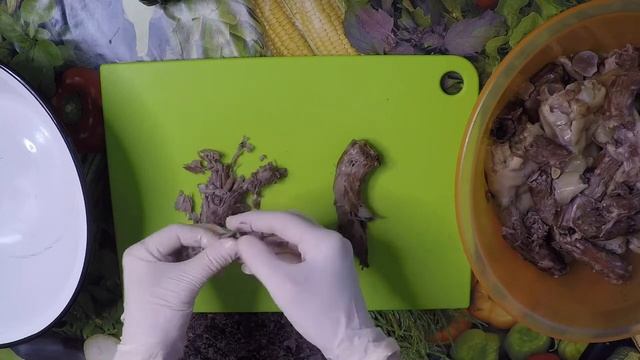 Холодец без желатина | Рецепт правильного холодца из свиных ножек и утиных шей | Простые рецепты смотреть онлайн