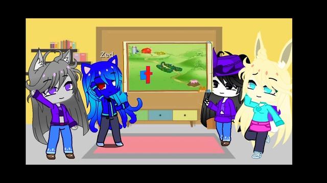 Gacha club characters react to catch the babies animation Bruce Animates and friends смотреть онлайн
