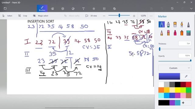 Python Programming #19 Insertion Sort смотреть онлайн