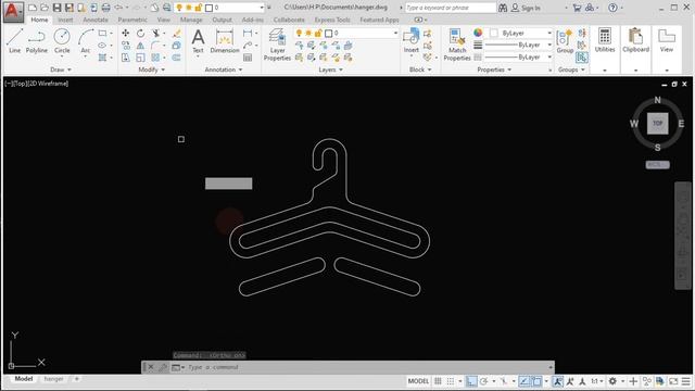 AUTOCAD PRODUCT DESIGN | DESIGN WOOD HANGER смотреть онлайн