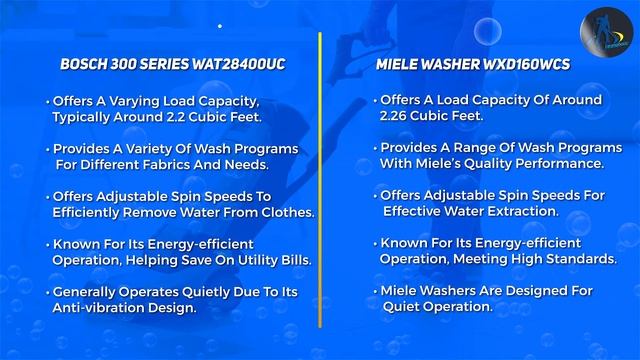 Bosch 300 vs Miele WXD160: Washing Machine Comparison! смотреть онлайн