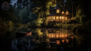 4K Звуки природы ночного озера | Исцеляющая музыка | Видео релаксации на природе Ultra HD