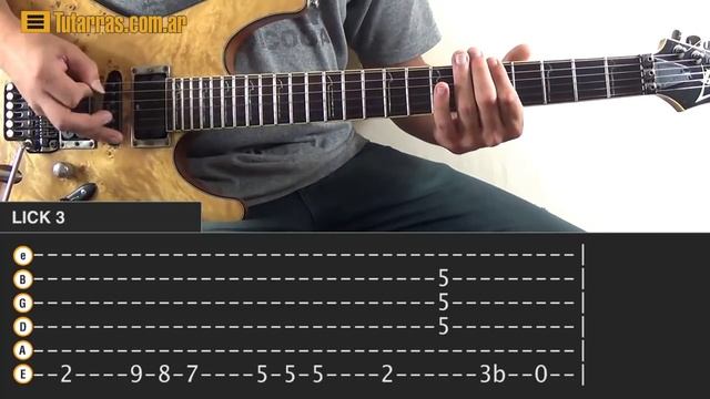 ANOTHER ONE BITES THE DUST - QUEEN How to play - Electric GUITAR LESSON смотреть онлайн