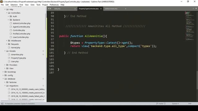 Laravel 10 Full Course | #30 Amenities Crud Part 1 смотреть онлайн