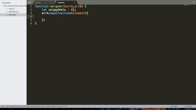 Merge Arrays Without Duplicates смотреть онлайн