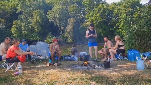 СПЛАВ НА БАЙДАРКАХ И КАЯКАХ по Северскому Донцу! 3 часть. Остановка на ночлег. Песни под гитару. смотреть онлайн