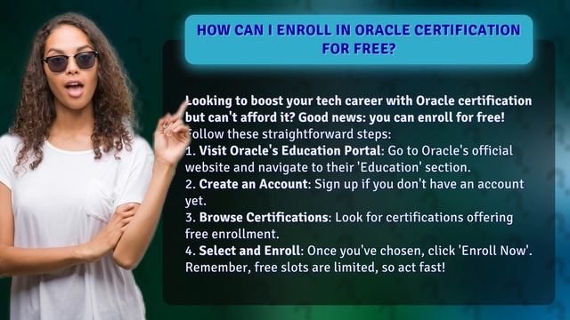 How Can I Enroll in Oracle Certification for Free? смотреть онлайн